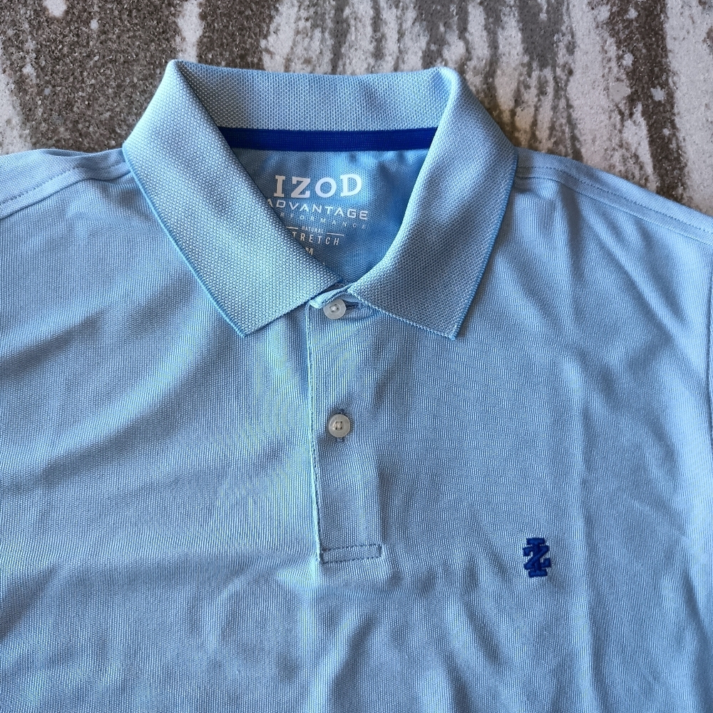 Izod Men's Advantage Performance Polo Shirt New Size Medium